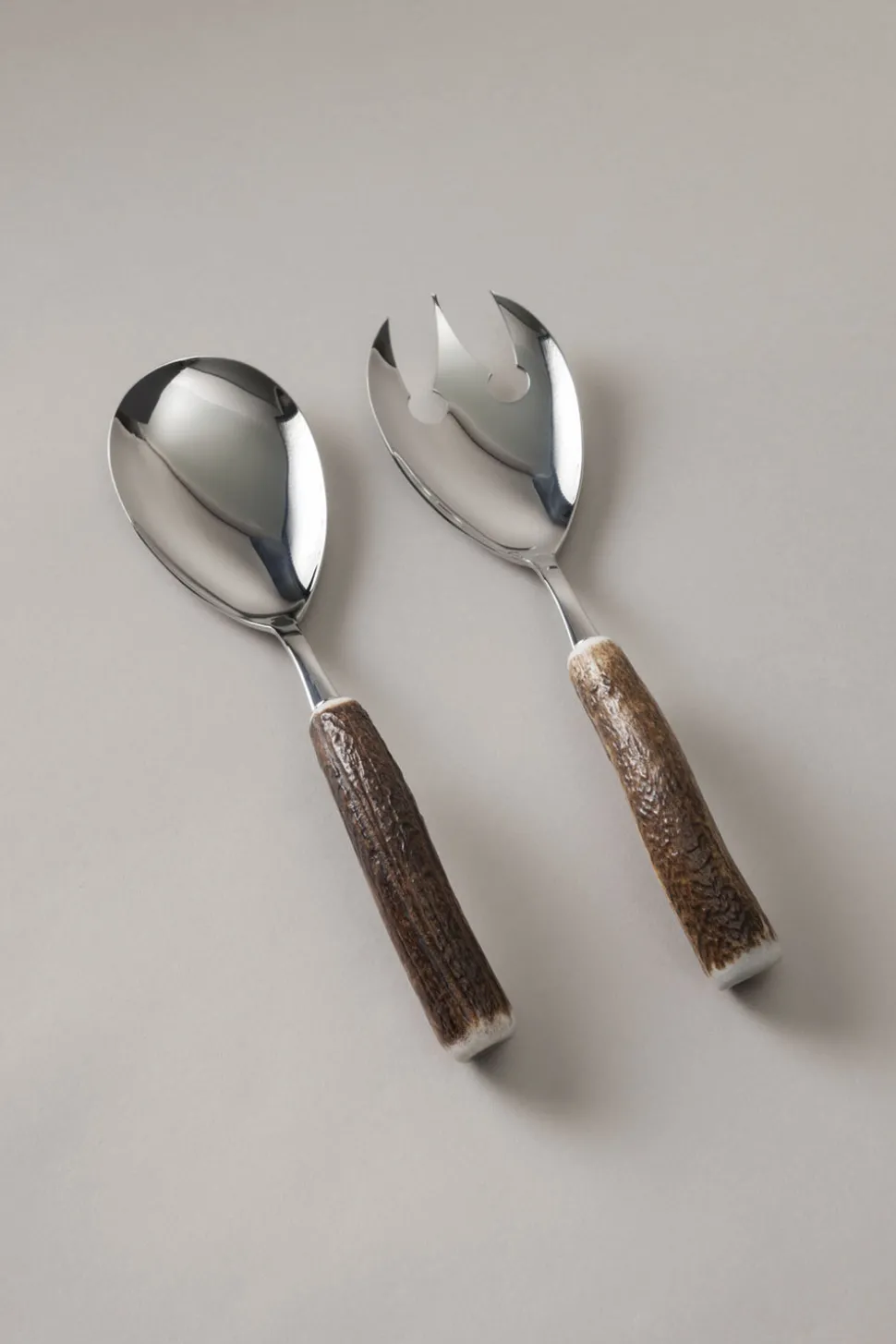 Stag antler Salad set