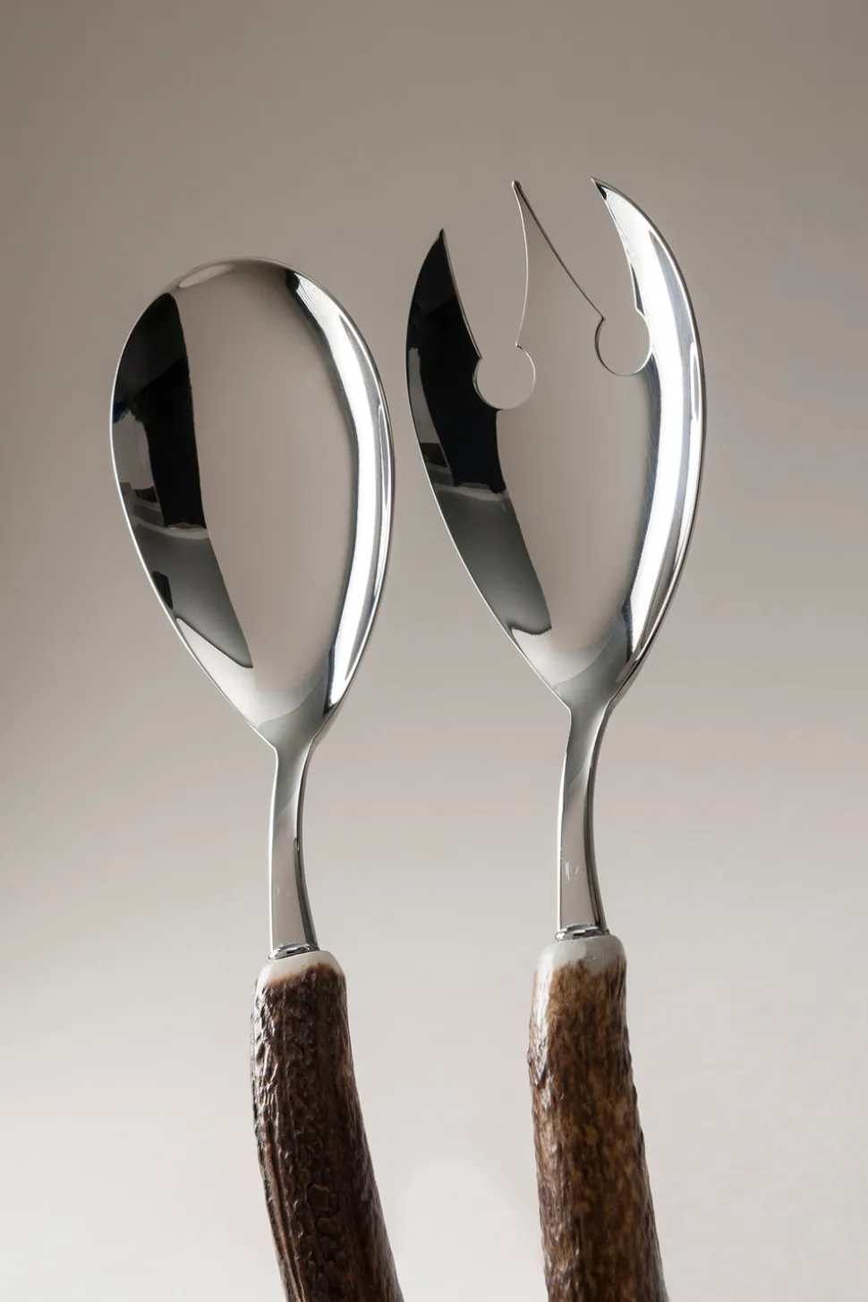 Stag antler Salad set