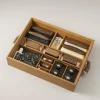 Stag antler Shoe shine box with Ovangkol brushes