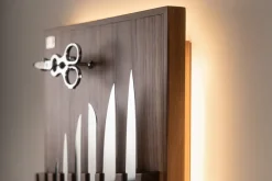 Stag antler Small wall-mounted knives set