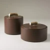 Stag antler Tidy cylinder box
