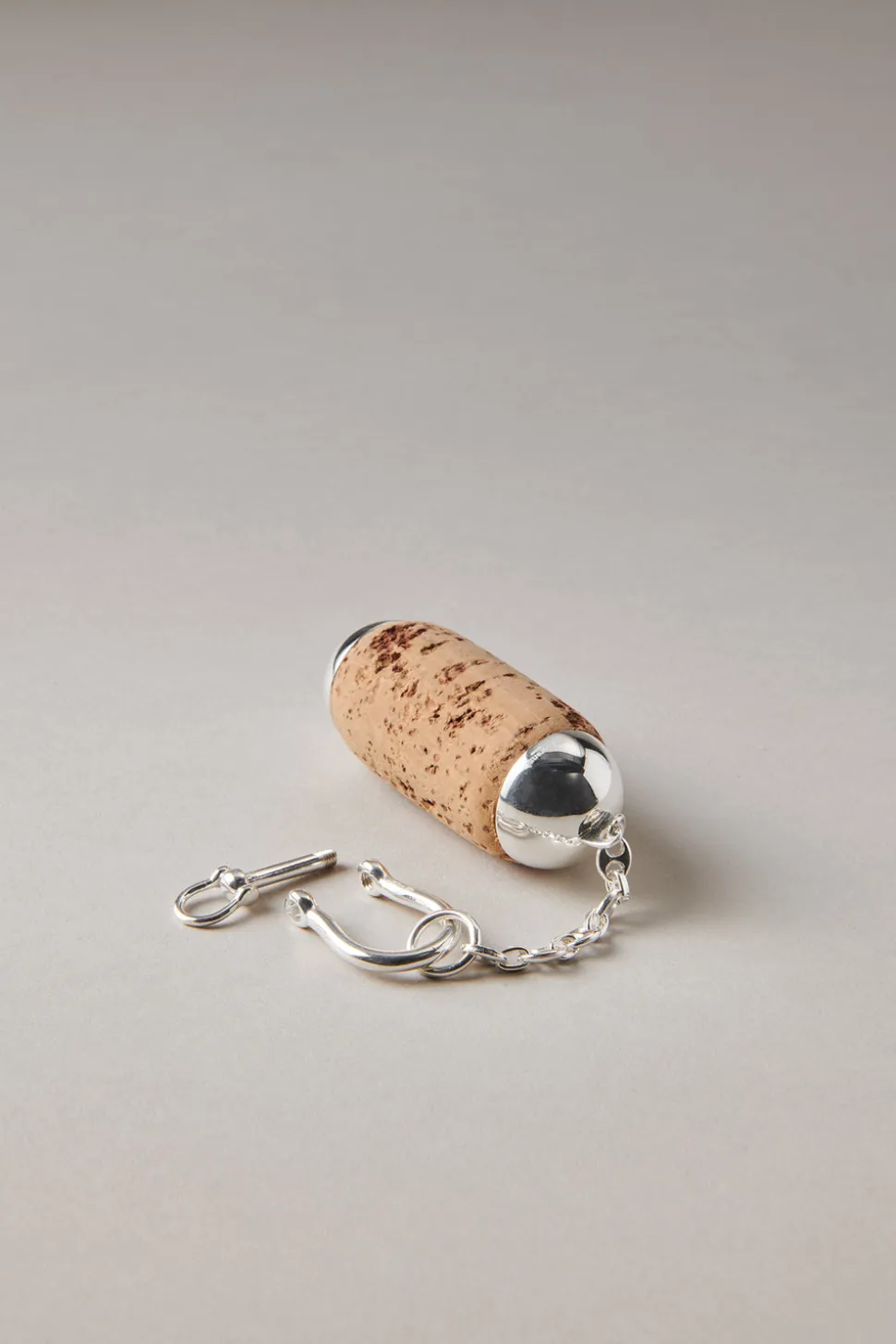 Sterling silver Sailing key chain