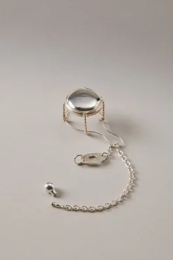 Sterling silver Silver key-chain with champagne cork