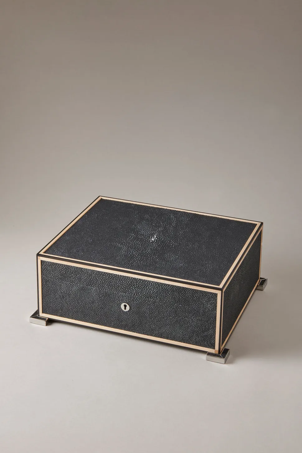 Stingray skin Medium cigar humidor box