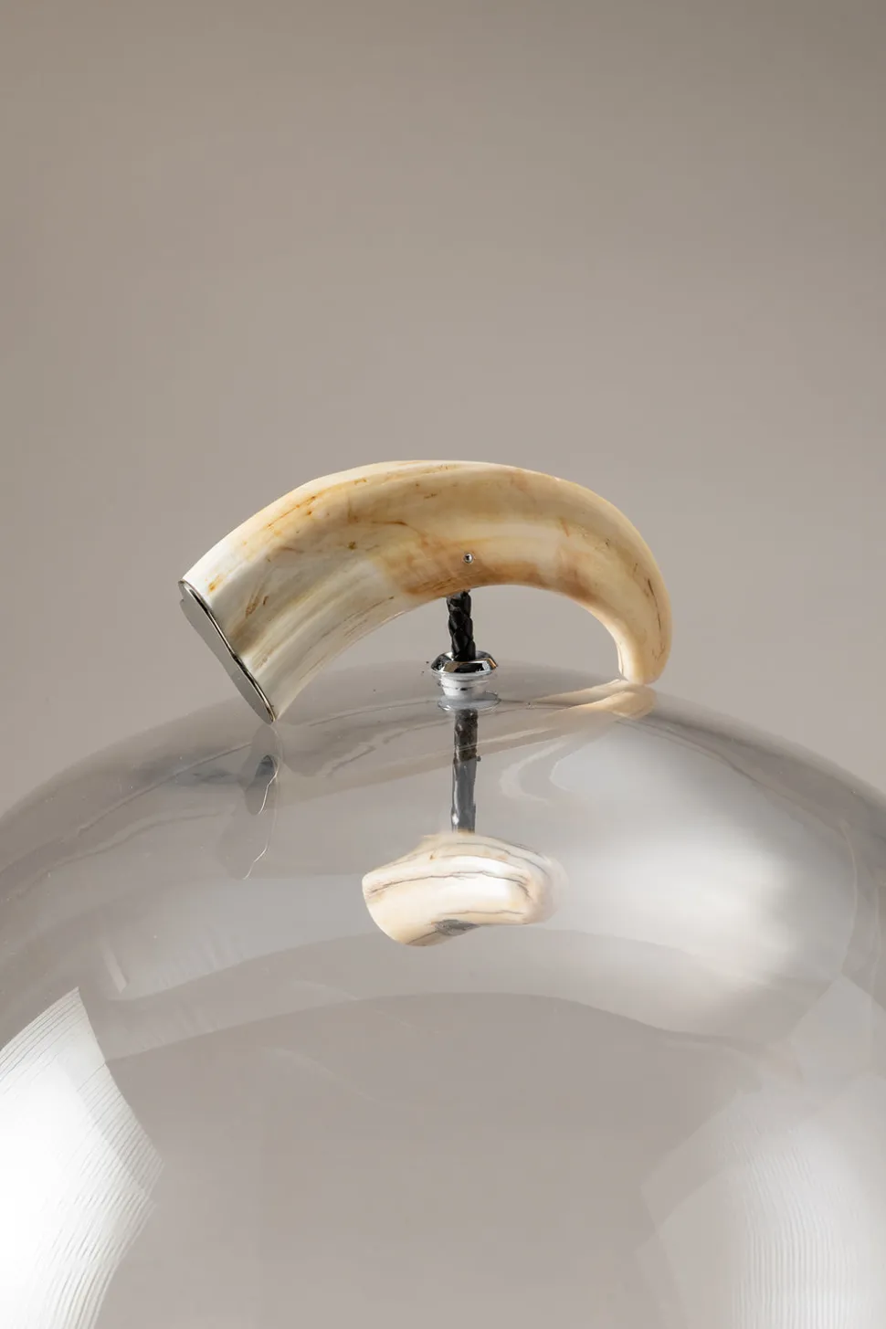 Warthog Cheese serving board with glassdome