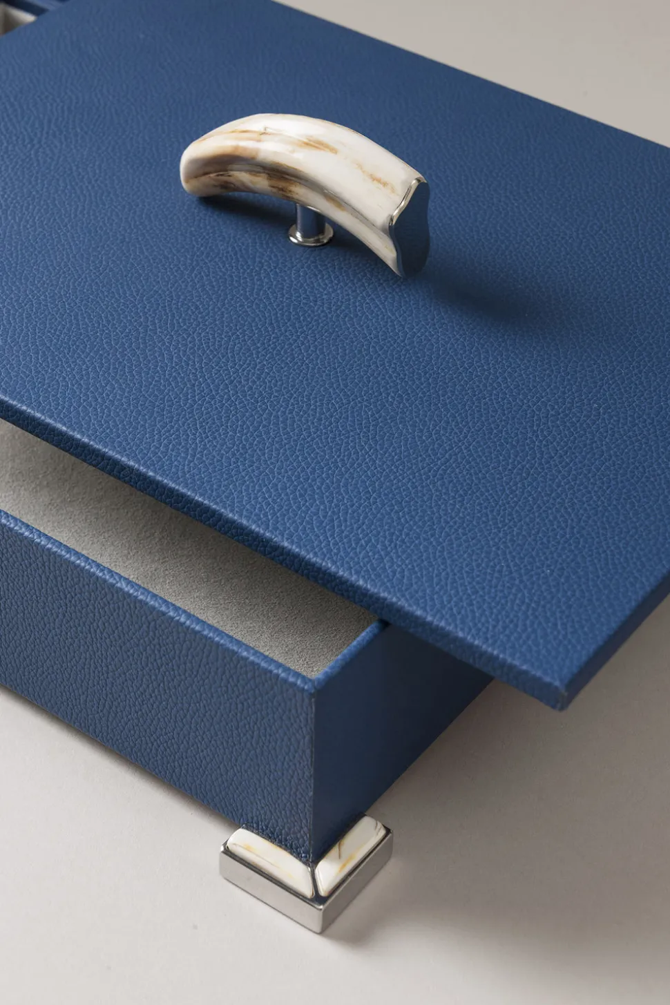 Warthog Rectangular tidy box nautical leather