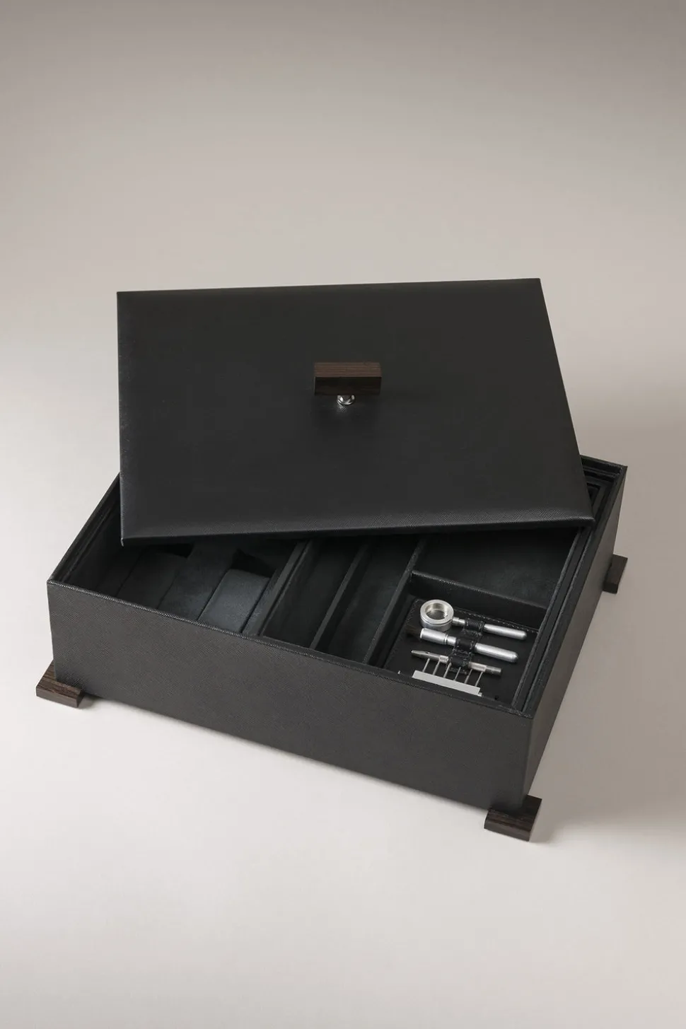 Wood Men's jewelry coffret