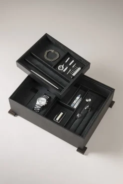 Wood Men's jewelry coffret