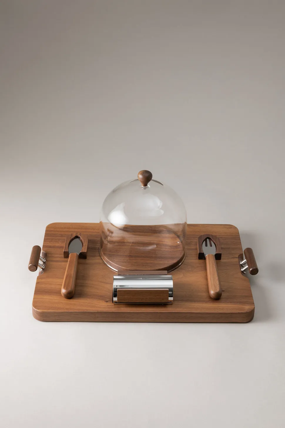 Wood Parmesan cheese set