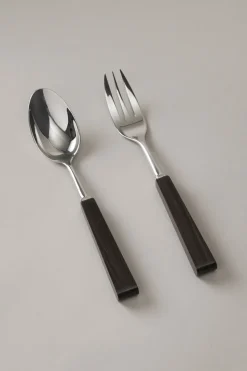 Wood Table serving set