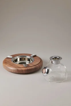 Wood Windproof ashtray