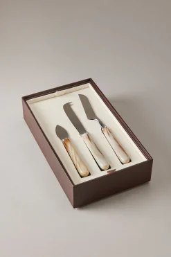 Zebu Cheese knife set deluxe case