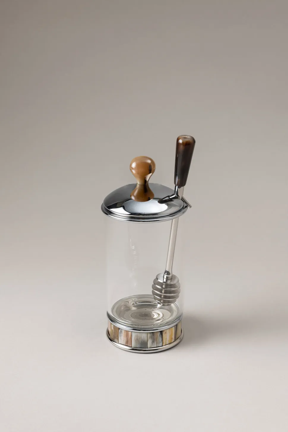 Zebu Honey pot with dipper