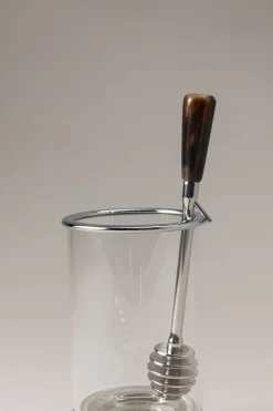 Zebu Honey pot with dipper