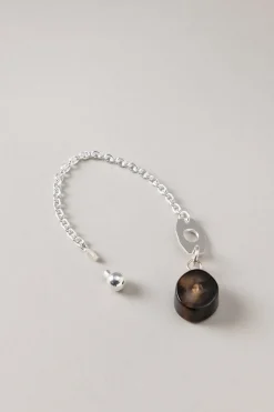 Zebu Silver key chain